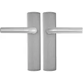 Axa Deurbeslag | Deurklink met blindschild | | Curve (Aluminium)