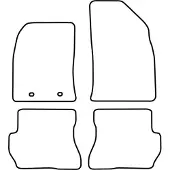 TCP Automatten | Mattenset Ford Fiesta - 2002 - 2005