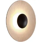 Marset Design wandlamp Ginger 32 C, dimbaar, hout licht, Woon-/ Eetkamer, Aluminium, Design, Wandlamp design