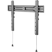 Deltaco OFFICE ARM-0151, Vaste TV Beugel met waterpas, 37"-70 inch, max. 35 kg, zwart