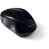 Verbatim Wireless Mouse GO NANO - Muis - optisch - draadloos - RF - draadloze ontvanger (USB), kleur: zwart