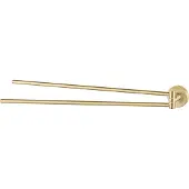 Haceka Handdoekhouder Kosmos Met 2 Stangen Draaibaar Geborsteld Goud 46cm