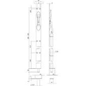 Intersteel | Kantschuif 400mm | RVS Geborsteld