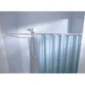 Kleine wolke douchestang uittrekbaar Ø25mm 75-125cm wit