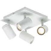 Nordlux Frida LED Opbouwspot | 4x GU10 Max 35W | Dimbaar | Wit