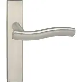 Impresso Deurkruk - Chester - Voor binnen - Vierkant deurschild - RVS - 2 stuks