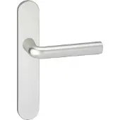 Impresso Deurkruk - Bolton - Voor binnen - Ovaal deurschild - Aluminium - 2 stuks