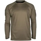 Mil-Tec - Tactisch sneldrogend T-shirt met lange mouwen Medium Olijfgroen