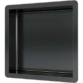 Brauer Gunmetal Edition inbouwnis 30x30cm gunmetal geborsteld PVD