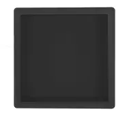 Regn Inbouwnis 30x30x7cm - Mat Zwart - RVS - Vierkant - Accessoires, Inbouw/opbouw nissen - 8720297695759