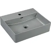 Best design Flaago wastafel 50,5x42,5x12,5cm 1 kraangat mat grijs