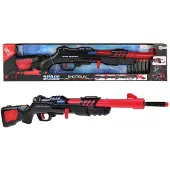Huismerk Toi-Toys Shotgun Militair Zwart/Rood Speelgoed - Incl. 6 Foampijlen