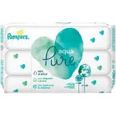 Pampers Aqua Pure Sensitive Babydoekjes - 3 x 48 Doekjes
