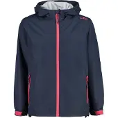 CMP - Girl's Jacket Fix Hood WP - Regenjas 116, blauw