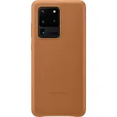 Samsung Galaxy S20 Ultra Back Cover Leer Bruin