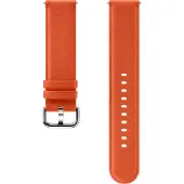 Samsung Galaxy Watch Active 2 Leren Bandje Oranje