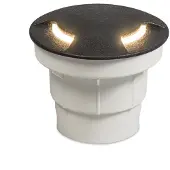 Fumagalli 1891 LED inbouwlamp Ceci 120-3L zwart CCT CECI, zwart, Kunststof, Modern, LED inbouwspot