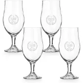 Yoursurprise Bierglas op voet graveren - 4 stuks