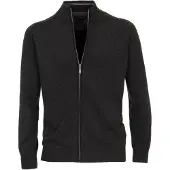 Casa Moda Regular Fit Vest antraciet, Effen