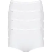 Sloggi 4P Basic Plus Maxi Wit katoen 58 Dames