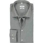 Seidensticker Shaped shirt grijs chambray