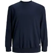 Jack & Jones Plus Size Effen Sweatshirt EU7XL US5XL Blauw