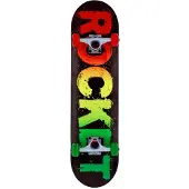 Rocket Skateboards Rocket Skateboard Rasta Fade 8.0