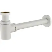 Wiesbaden UniMatch fonteinsifon 5/4" x 32 mm mat wit