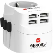 Skross Wereldstekker Sri Lanka, Tanzania, Oeganda, Wales, Jemen, Zambia, Zimb