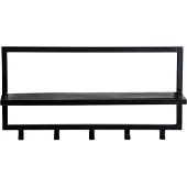 Brix kapstok bono black mangohout / gecoat staal