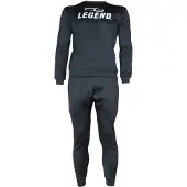 Legend Sports Joggingpak met Sweater Kids/Volwassenen Zwart SlimFit Polyester