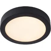 Lucide Brice-LED Badkamer Plafondlamp Ø 24 cm | Black