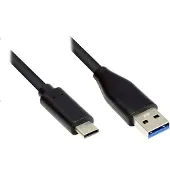 GOOD CONNECTIONS GC-M0128 USB3.0 Kabel A-USB-C schwarz 2m