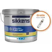 Sikkens Alphacryl Pure Mat SF - Wit - 10L - Muurverf