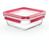 EMSA ClipClose Glass Frischhaltedose 0,8 L Rot