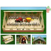 Kids Globe Loopstal Hout 1:32