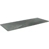 Linie Lado enkel of dubbel tablet leisteen grijze melamine 120 x 46 cm