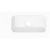 Storke Fina handenwasser 40 x 22 cm Mat Witte Solid Surface