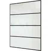 Balmani Modular douchewand Lined 156 x 200 cm