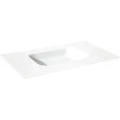 Balmani Tablo Arcato enkele wastafel matte Solid Surface 90 x 55 cm, exclusief crepine