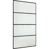 Linie Walk-In douchewand Stripes 116 x 200 cm