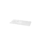 Storke Planza asymmetrisch linkse wastafel glanzend composiet marmer 100 x 46 cm