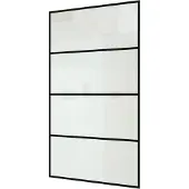 Balmani Modular douchewand Lined 116 x 200 cm