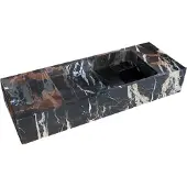 Balmani Mood handenwasser 55 x 20 cm Portoro Gold marmer