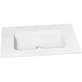Storke Mata enkele wastafel matte Solid Surface 60 x 40 cm