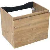 Linie Lado zwevende wastafelonderkast 60 x 46 cm natuur eik 1 lade