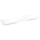 Storke Mata dubbele wastafel matte solid surface 165 x 52 cm