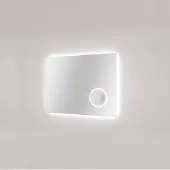 Balmani Giro rechthoekig badkamerspiegel 90 x 70 cm met spiegelverlichting en anti-damp