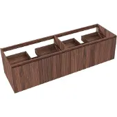 Balmani Fila by Mitra zwevende wastafelonderkast 180 x 55 cm fineer notelaar 4 lades