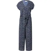 Kaffe Jumpsuit 'Ilona' beige / navy / azuur / wit
